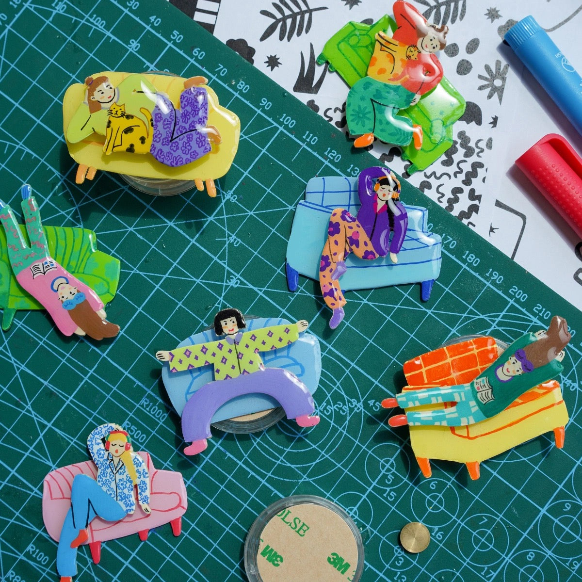 Shrink Paper Paintng