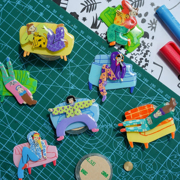 Shrink Paper Paintng