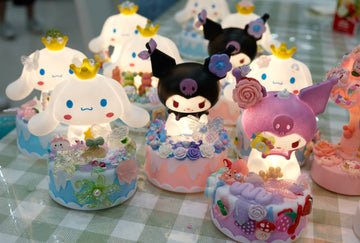 Sanrio DIY glowing night lamp ，cake base