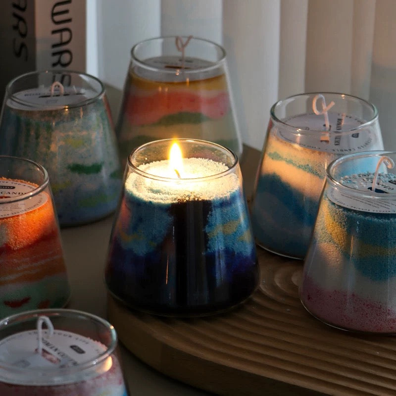 Sand Art Candle
